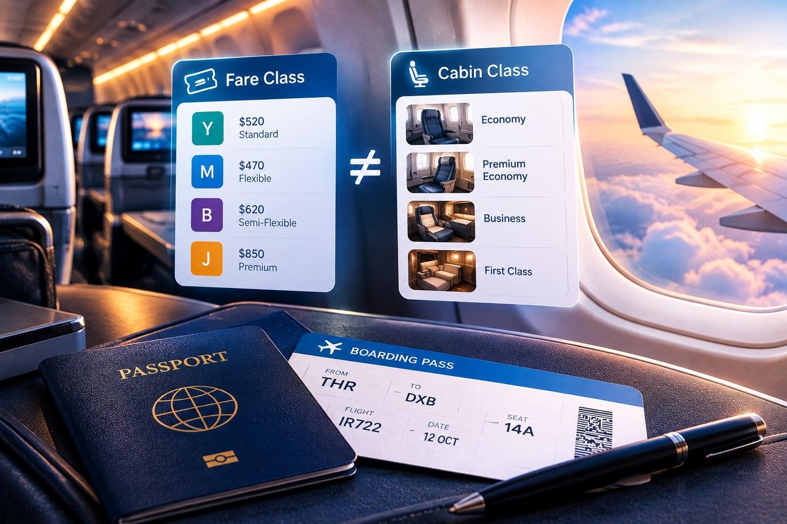 What Is a Fare Class? Understanding Fare Class vs. Cabin Class